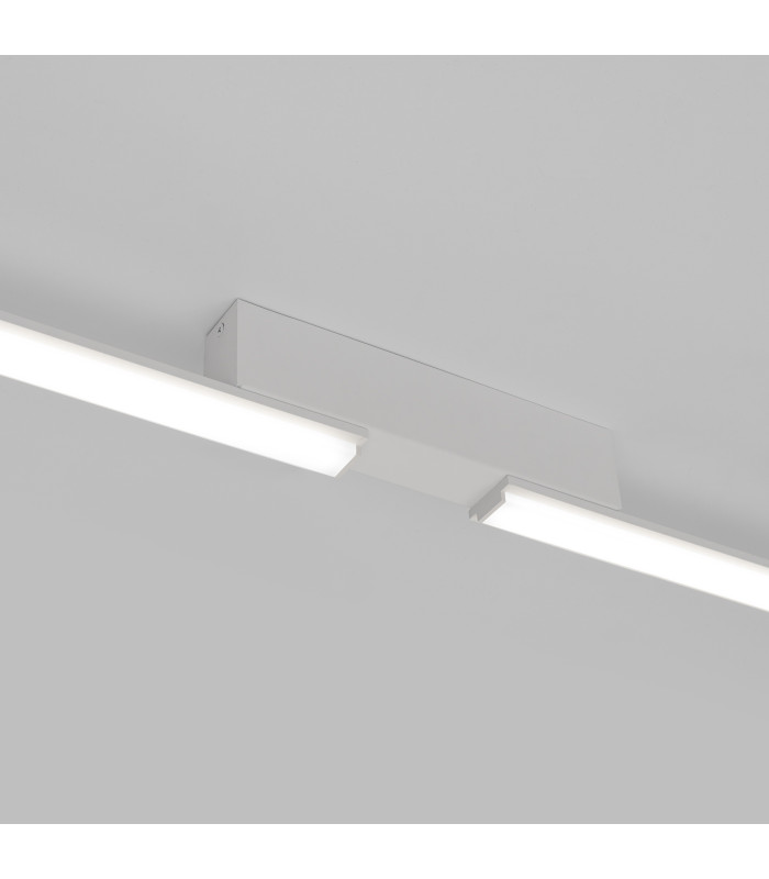 Lagom Integrated LED Semi Flush Ceiling Light White 4000K-6
