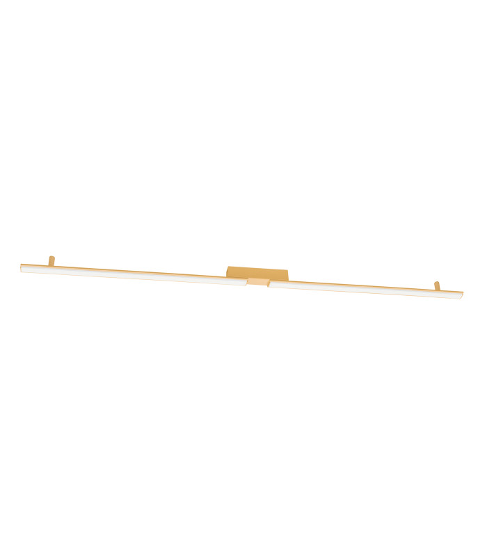 Lagom Integrated LED Semi Flush Ceiling Light Golden 4000K-1
