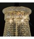 Ceiling Pendant Chandelier 20 Light French Gold, Crystal - 15
