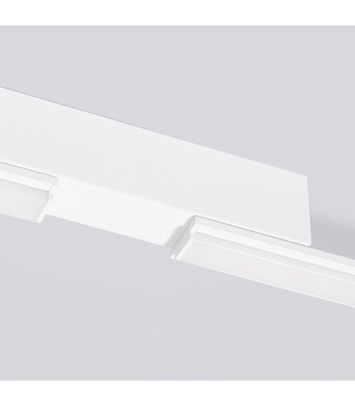 Lagom Integrated LED Semi Flush Ceiling Light White 4000K-7