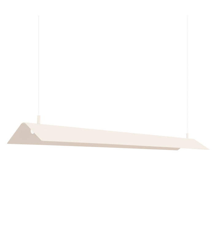 Elva LED Bar Pendant Ceiling Light Beige 3000K-1