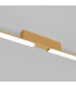 Lagom Integrated LED Semi Flush Ceiling Light Golden 4000K-6