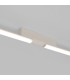 Lagom Integrated LED Semi Flush Ceiling Light Beige 4000K-6