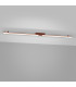 Lagom Integrated LED Semi Flush Ceiling Light Red Ochre 4000K-3