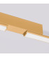 Lagom Integrated LED Semi Flush Ceiling Light Golden 4000K-7