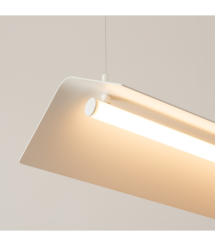 Elva LED Bar Pendant Ceiling Light Beige 3000K-4