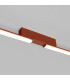 Lagom Integrated LED Semi Flush Ceiling Light Red Ochre 4000K-6