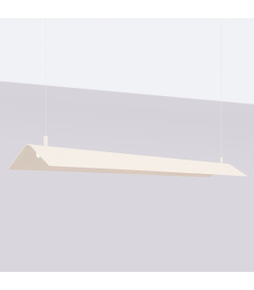 Elva LED Bar Pendant Ceiling Light Beige 4000K-2
