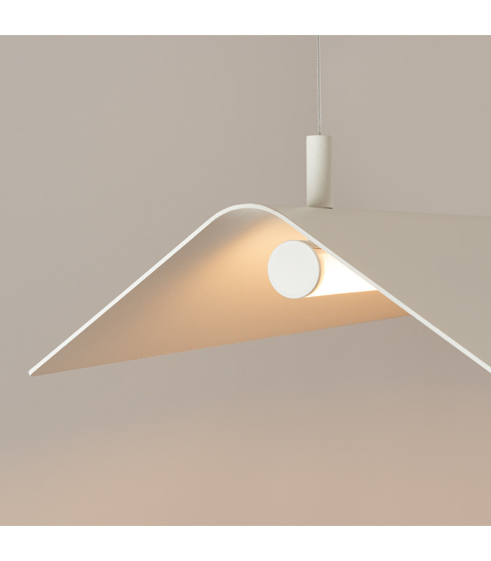 Elva LED Bar Pendant Ceiling Light Beige 3000K-5