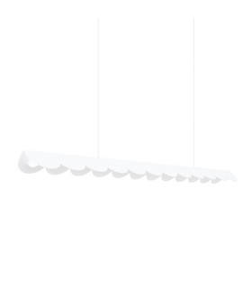 Biscuit 130cm LED Bar Pendant Ceiling Light White 4000K-1