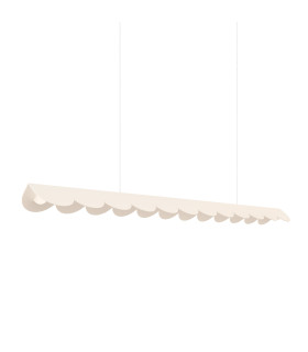Biscuit 130cm LED Bar Pendant Ceiling Light Beige 3000K-1