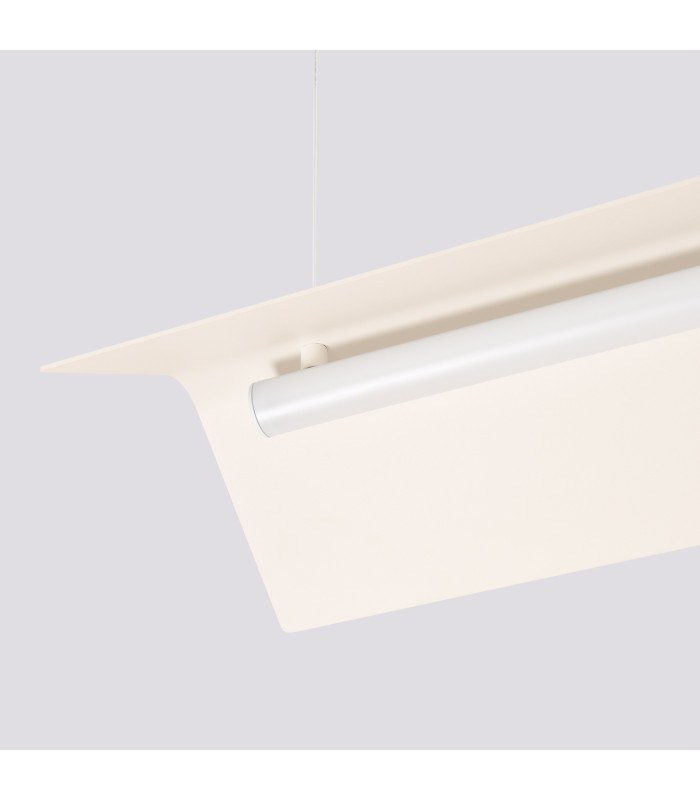 Elva LED Bar Pendant Ceiling Light Beige 3000K-7