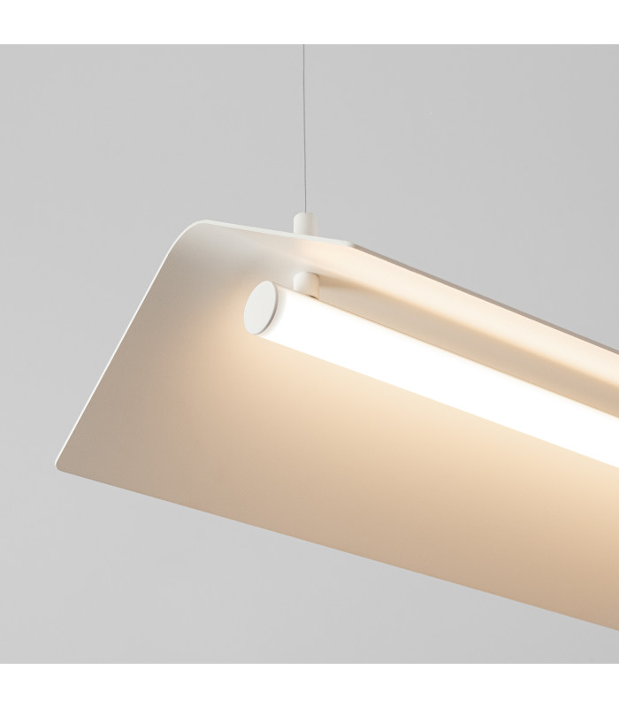 Elva LED Bar Pendant Ceiling Light Beige 4000K-4