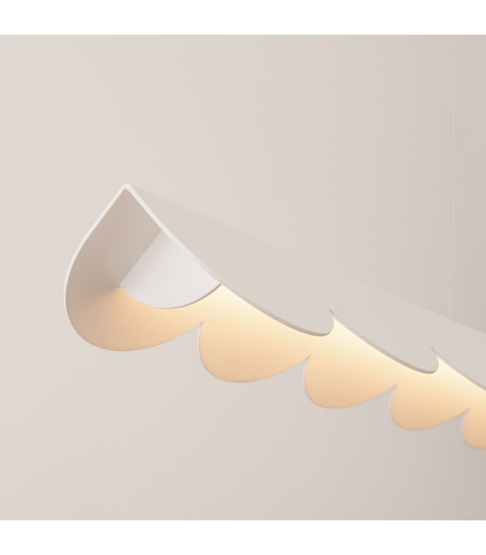 Biscuit 130cm LED Bar Pendant Ceiling Light Beige 3000K-4
