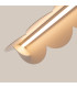 Biscuit 130cm LED Bar Pendant Ceiling Light Beige 3000K-6
