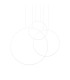 Rio Tripple Ring Integrated LED Pendant Ceiling Light White 3000K-1
