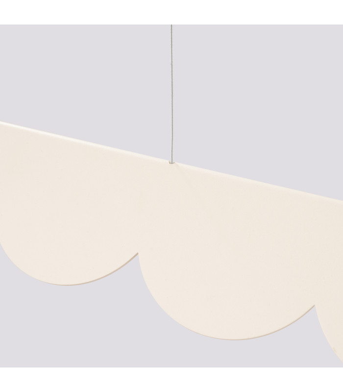 Biscuit 130cm LED Bar Pendant Ceiling Light Beige 4000K-8