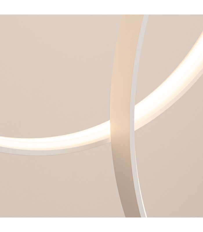Rio Tripple Ring Integrated LED Pendant Ceiling Light White 3000K-5