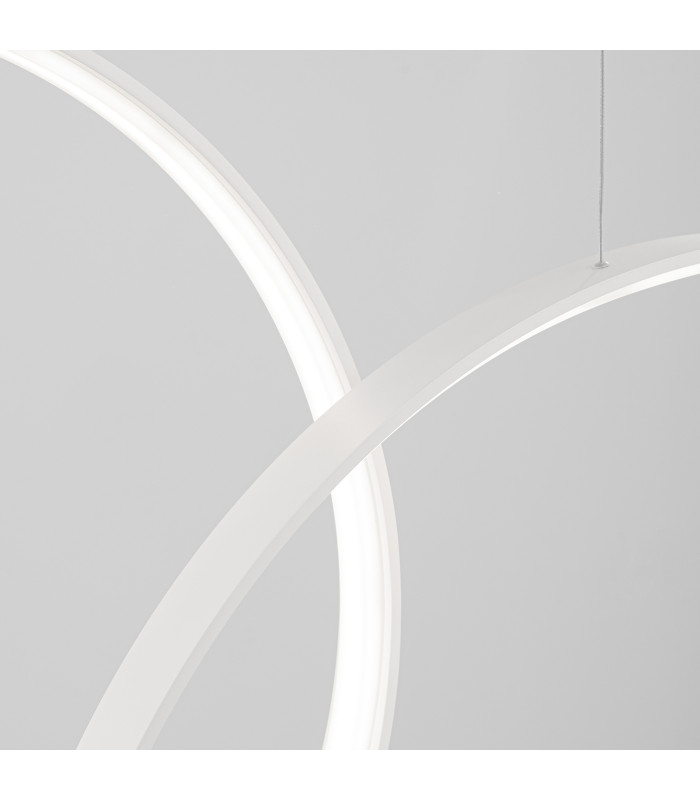 Rio Tripple Ring Integrated LED Pendant Ceiling Light White 4000K-4