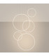 Rio 5 Ring Integrated LED Pendant Ceiling Light White 3000K-2