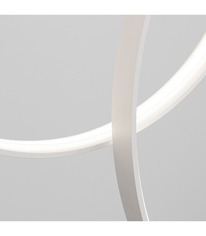 Rio 5 Ring Integrated LED Pendant Ceiling Light White 4000K-4