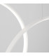 Rio 5 Ring Integrated LED Pendant Ceiling Light White 4000K-5