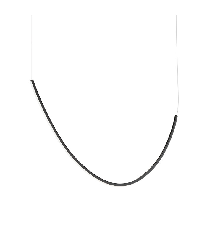 Alvar Integrated LED Pendant Ceiling Light Black 3000K-1