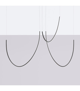 Alvar 3 Light Integrated LED Pendant Ceiling Light Black 3000K-2