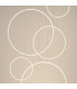 Rio 5 Ring Integrated LED Pendant Ceiling Light White 3000K-9