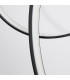 Rio 5 Ring Integrated LED Pendant Ceiling Light Black 4000K-7