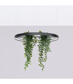 Rio Bio 78cm Integrated LED Pendant Ceiling Light Black 3000K-2