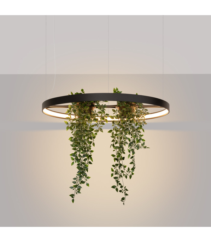 Rio Bio 78cm Integrated LED Pendant Ceiling Light Black 3000K-3