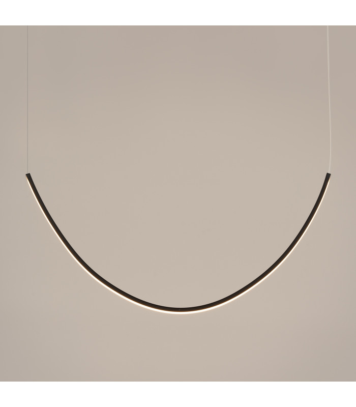 Alvar Integrated LED Pendant Ceiling Light Black 3000K-6
