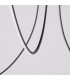Alvar 3 Light Integrated LED Pendant Ceiling Light Black 3000K-6
