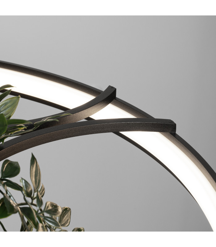 Rio Bio 78cm Integrated LED Pendant Ceiling Light Black 4000K-4