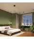 Alvar 3 Light Integrated LED Pendant Ceiling Light Black 3000K-12