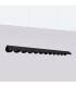 Biscuit 130cm LED Bar Pendant Ceiling Light Black 3000K-2