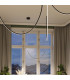 Alvar 3 Light Integrated LED Pendant Ceiling Light Black 3000K-13
