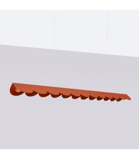 Biscuit 130cm LED Bar Pendant Ceiling Light Red Ochre 3000K-2