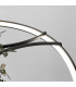Rio Bio 110cm Integrated LED Pendant Ceiling Light Black 4000K-4