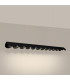 Biscuit 130cm LED Bar Pendant Ceiling Light Black 3000K-3