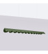 Biscuit 130cm LED Bar Pendant Ceiling Light Olive Green 3000K-2