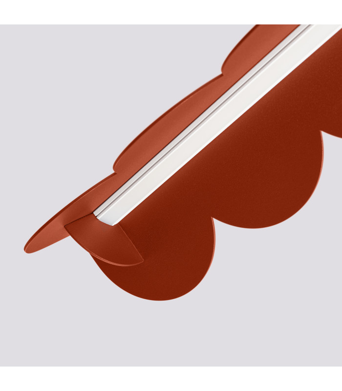 Biscuit 130cm LED Bar Pendant Ceiling Light Red Ochre 3000K-7