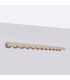 Biscuit 130cm LED Bar Pendant Ceiling Light Taupe 3000K-2