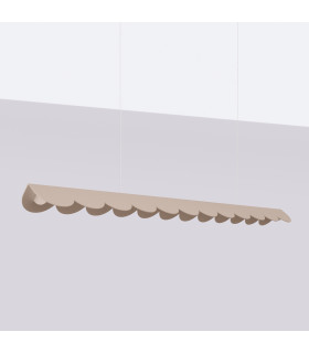 Biscuit 130cm LED Bar Pendant Ceiling Light Taupe 3000K-2