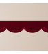 Biscuit 130cm LED Bar Pendant Ceiling Light Burgundy 3000K-8