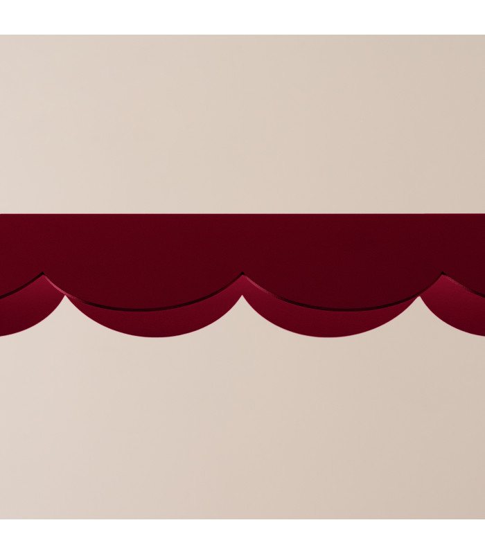 Biscuit 130cm LED Bar Pendant Ceiling Light Burgundy 3000K-8