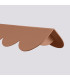 Biscuit 130cm LED Bar Pendant Ceiling Light Mocha 3000K-5