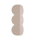 Biscuit Flush Wall Lamp Taupe 2x G9-1