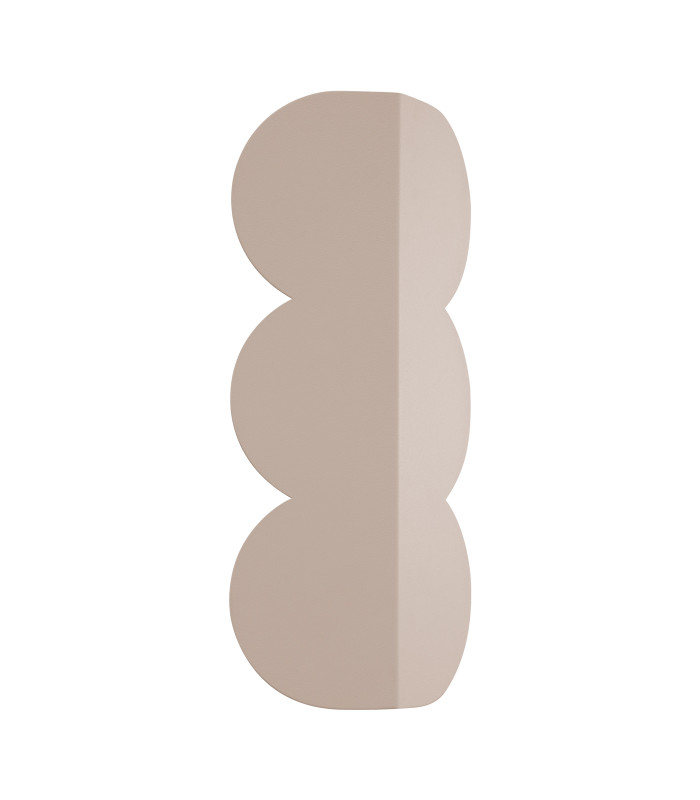 Biscuit Flush Wall Lamp Taupe 2x G9-1